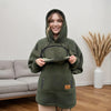 Pet Carrier Fleece Hoodie